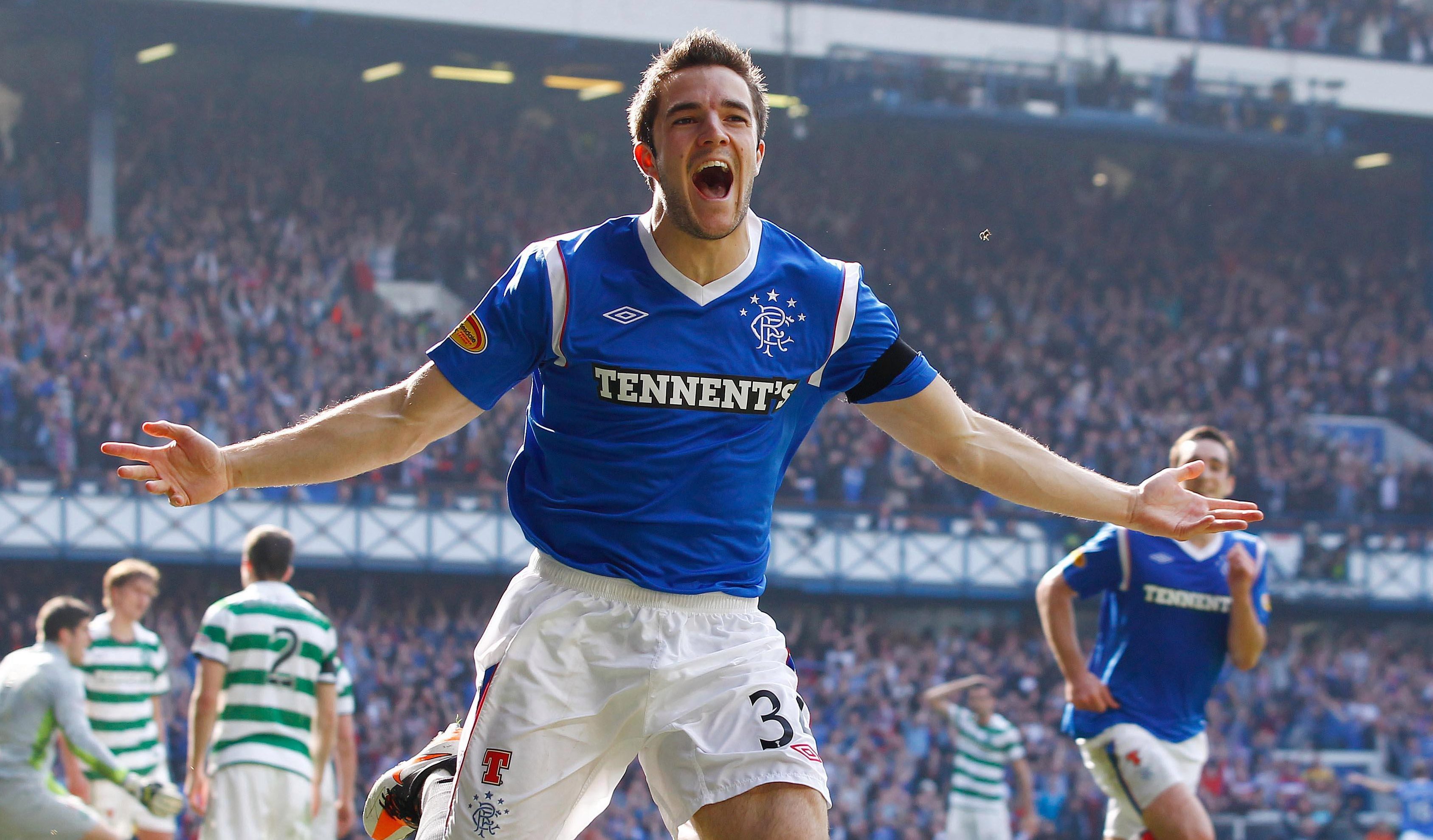 Ex-Rangers ace Andy Little has a picture of Celtic goal on his WALL as he relished 'ruining their party' in 2012 | The Scottish Sun